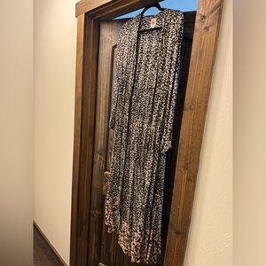 Billabong Black and White Patterned Coat